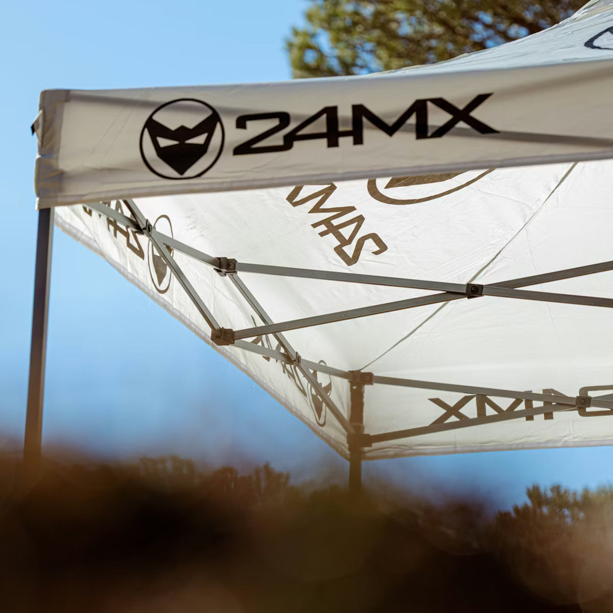 Rennzelt Mit Wänden 24MX Easy-Up Grau